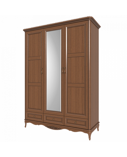 Шкаф 3-х дверный с зеркалом "Эмили"